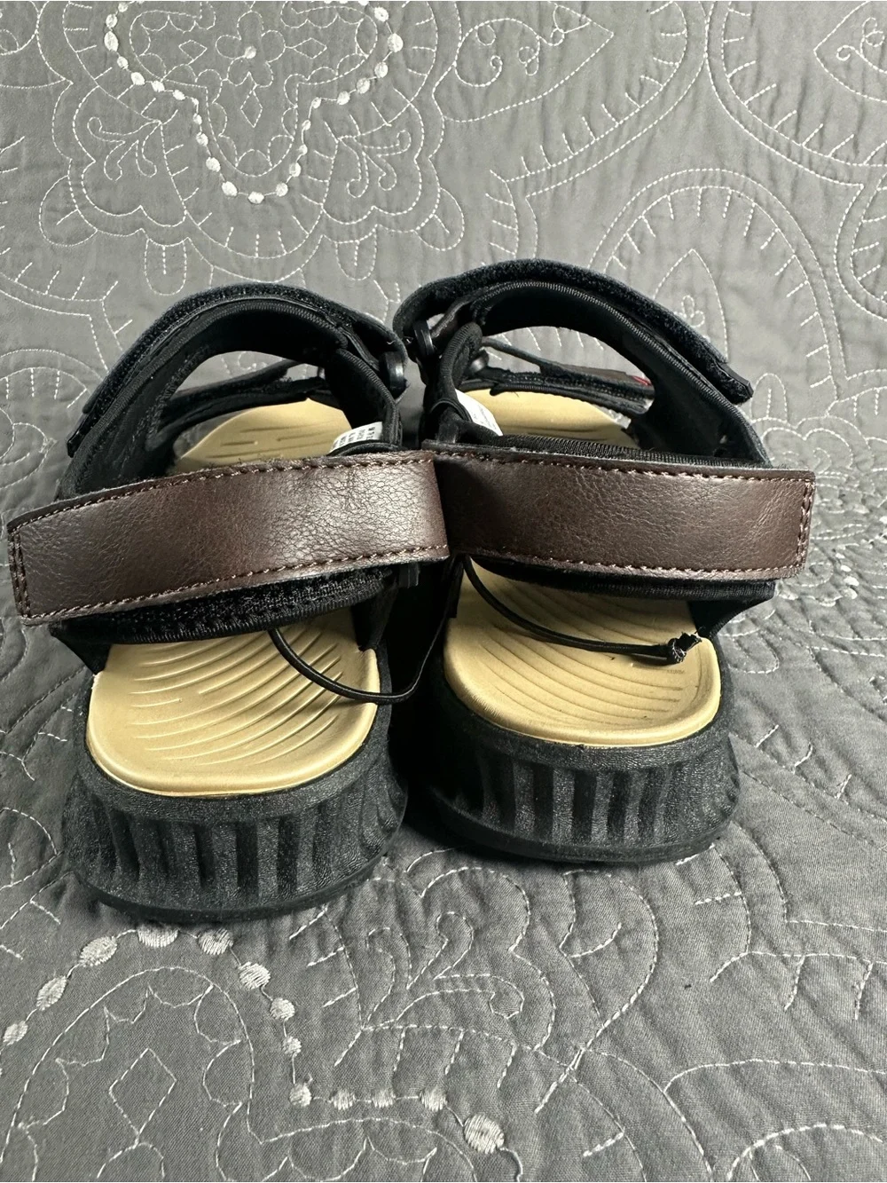 Thereabouts Big Boys Brown Gulf Strap Sandals NWT Size Big Boys 5
